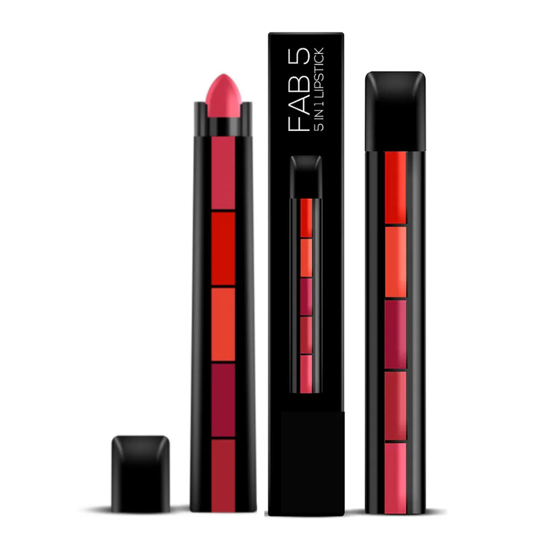 5 in 1 Matte Waterproof Lipstick Set