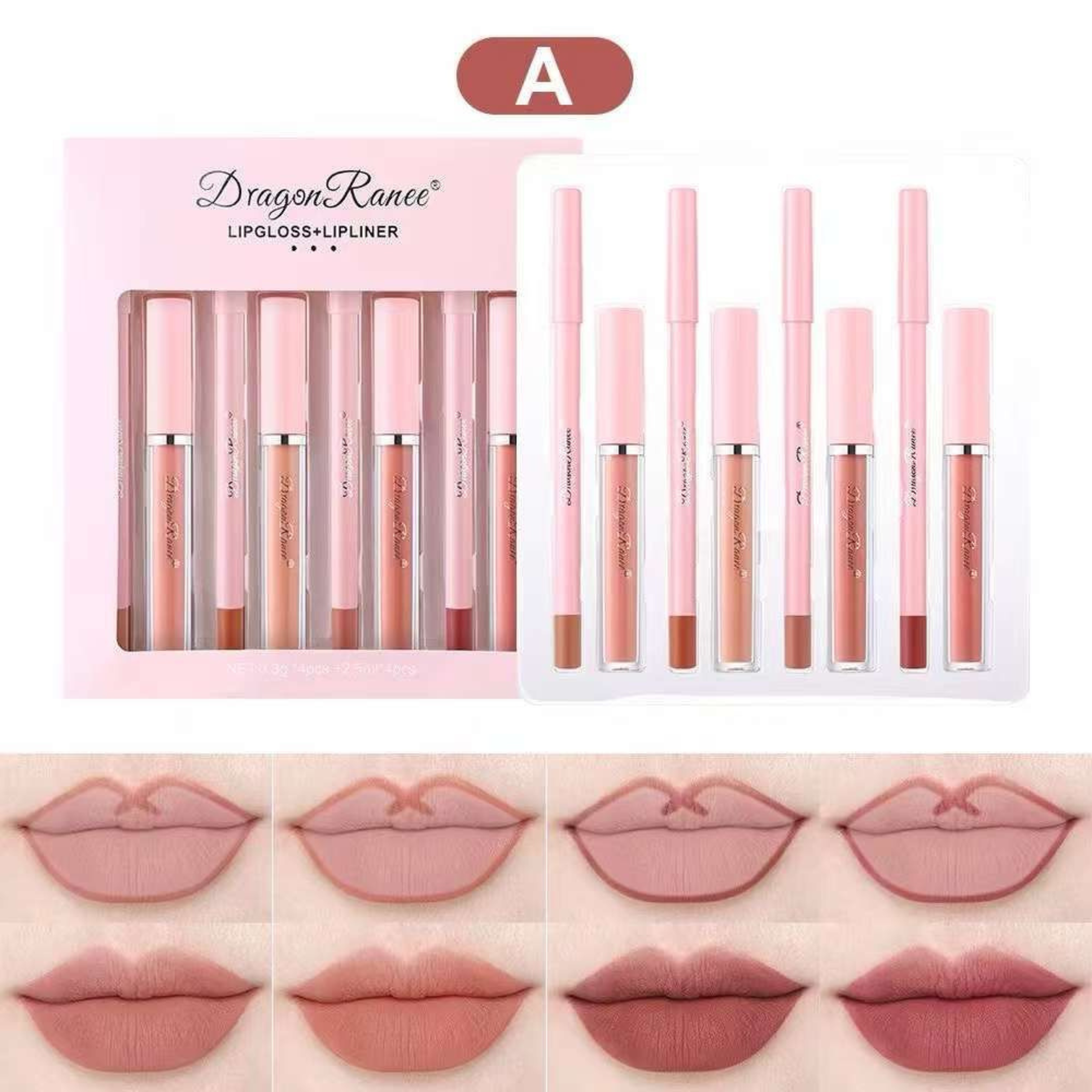 Dragon Ranee  Matte Lipgloss + Lip linnet