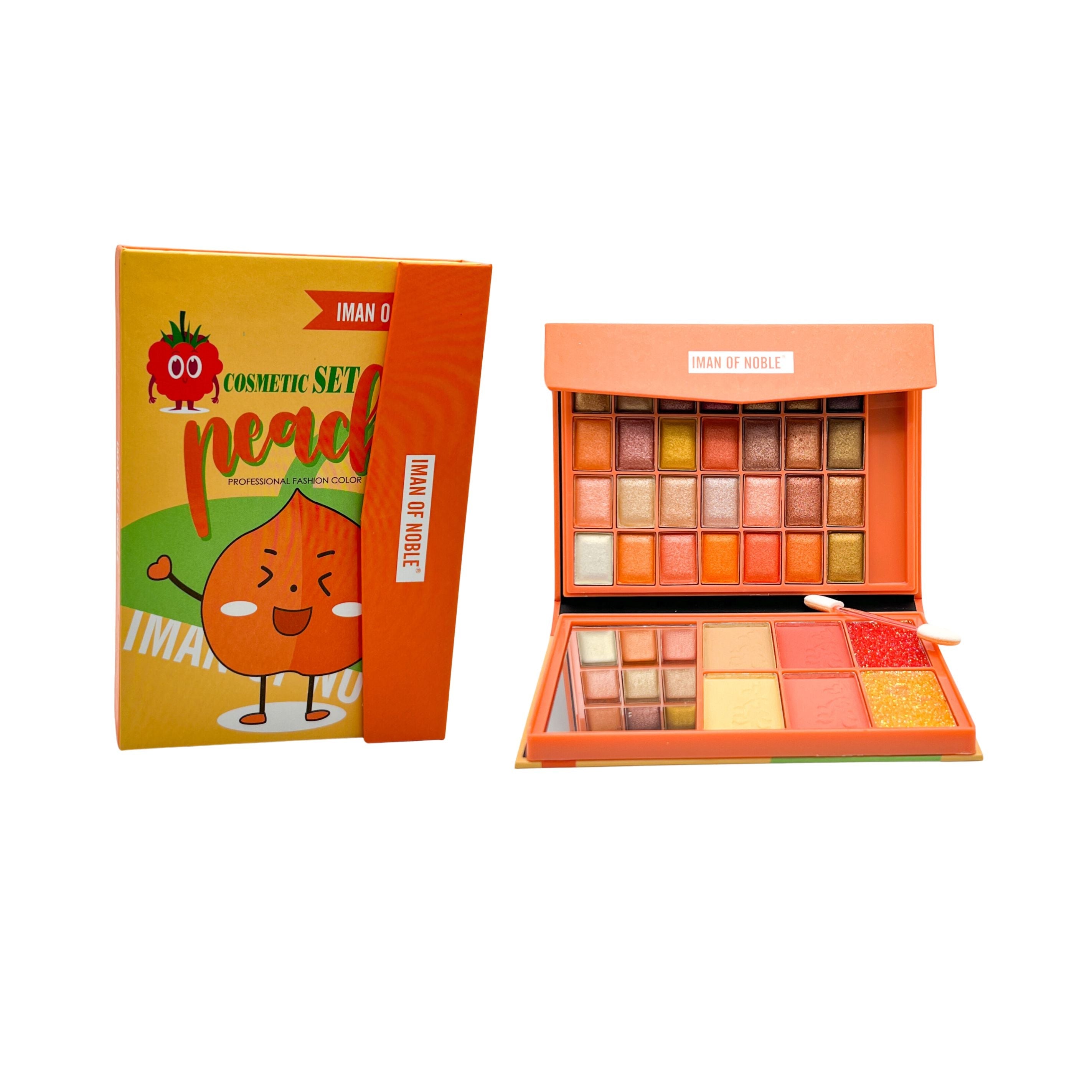 Iman Of Noble Peach Cosmetic Set - the effect online