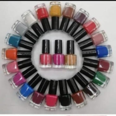 24 Pcs PEEL OFF NAIL PAINT 24 Different Colors