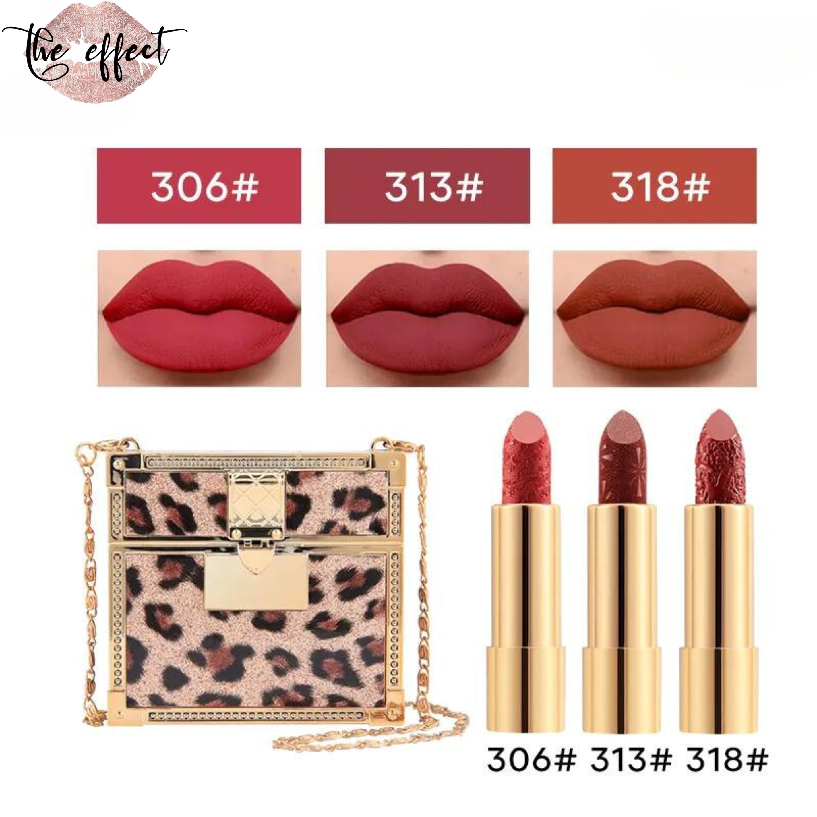 Silky-touch Matte Lipstick - Gift Bag Pack of 3 Lipstick